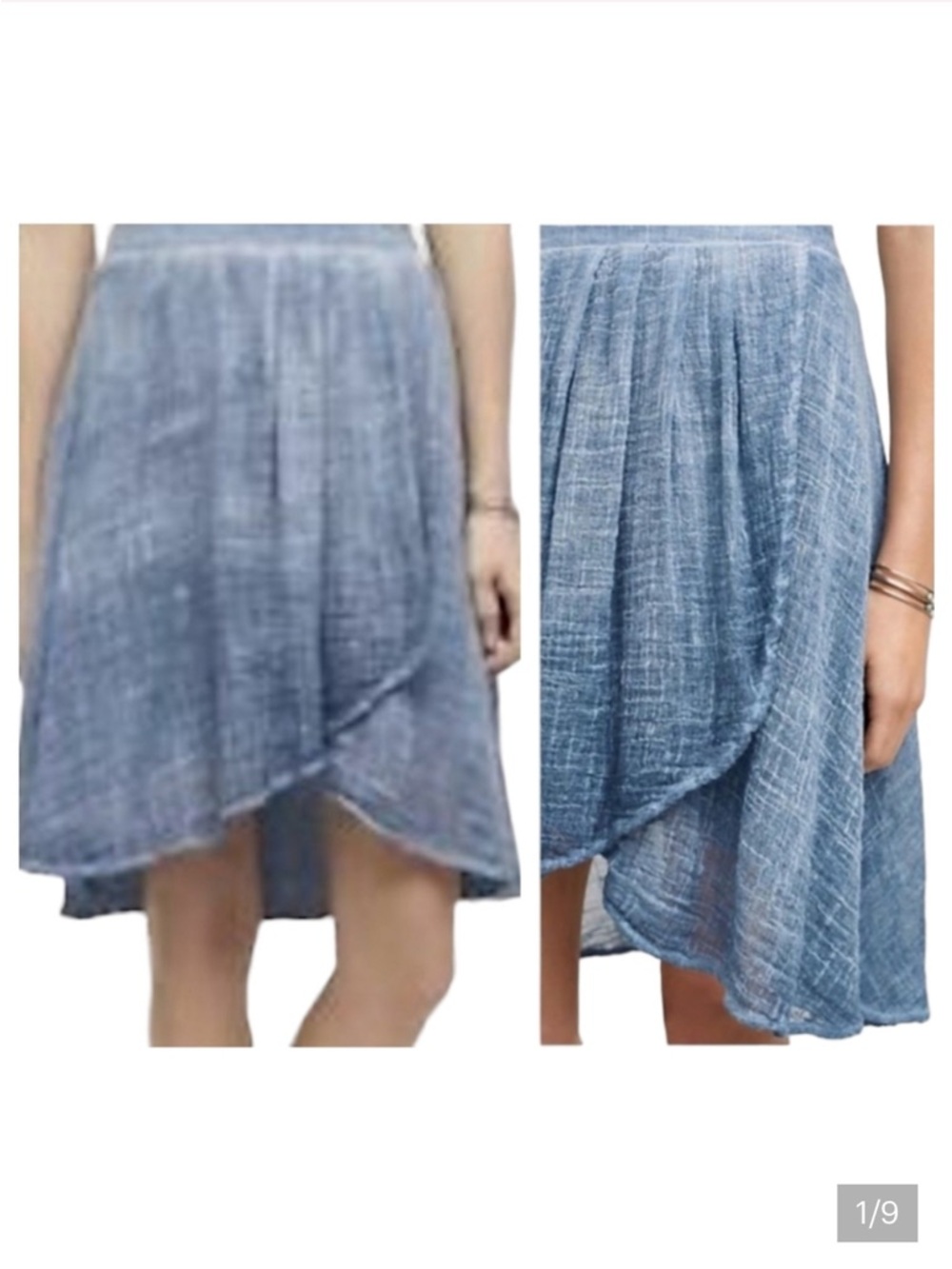 Tina Jo Gauzy Swingy Mini Skirt